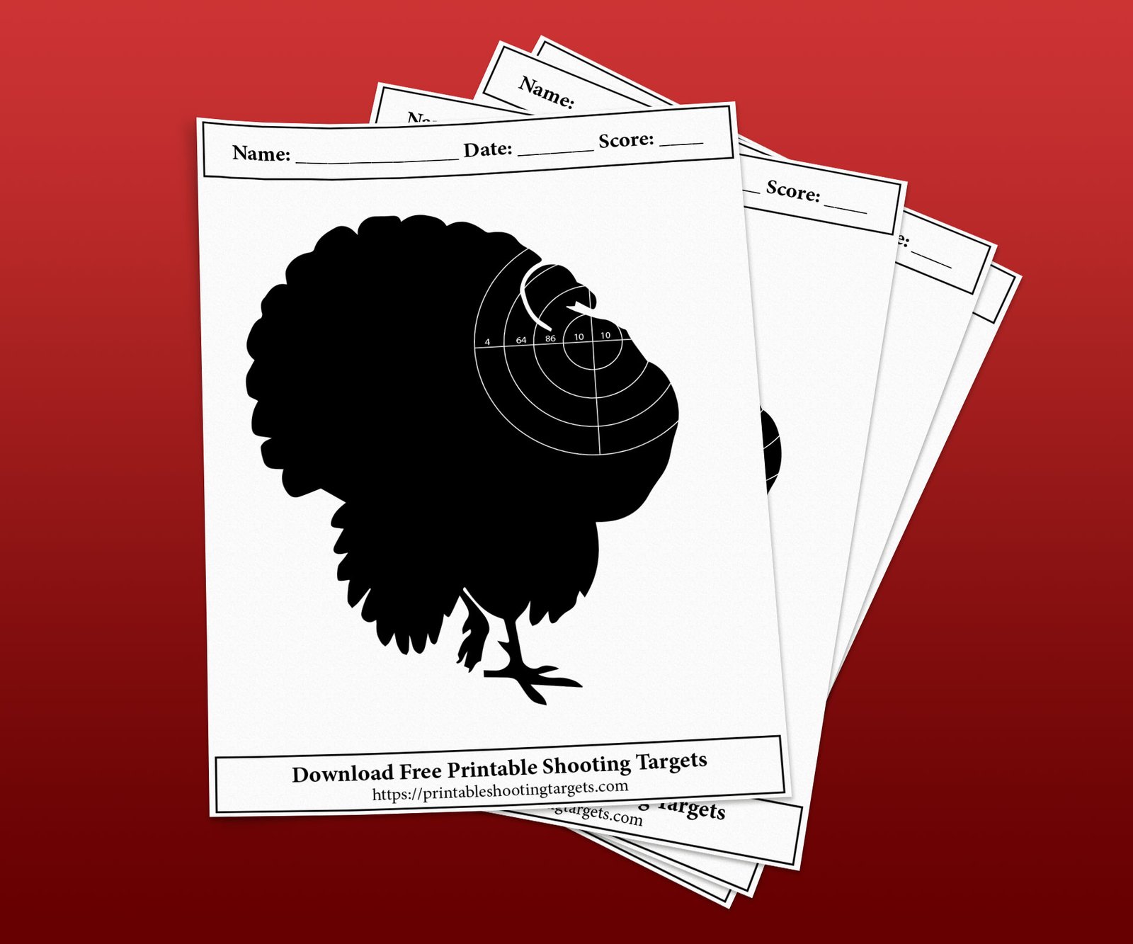 10 Best Printable Turkey Target Real Size Printablee Com 10 Best